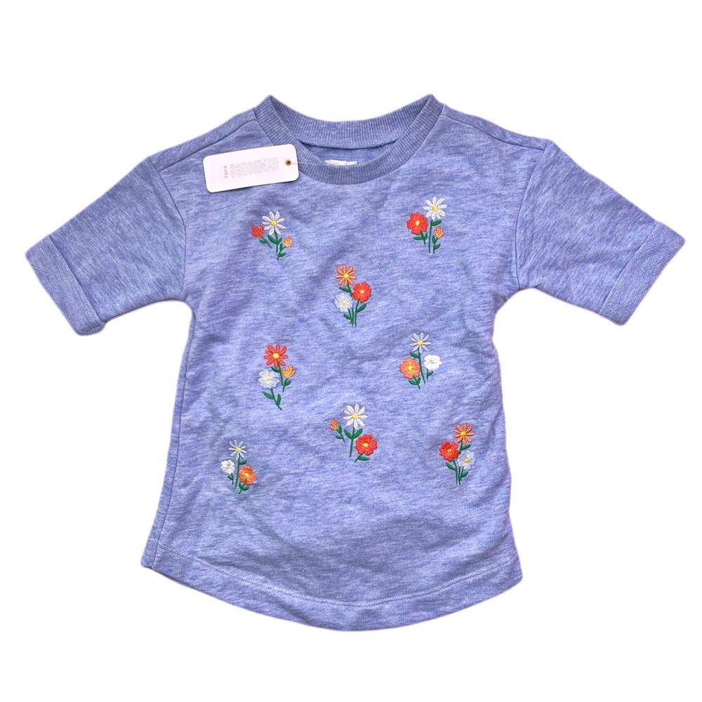 NWT Gymboree Floral Sweater Dress 6-12 Months
